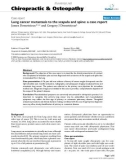 Báo cáo y học: Lung cancer metastasis to the scapula and spine: a case report