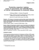 Báo cáo sinh học: Nucleolus organizer regions, types of association and identification of carrier chromosomes in domestic sheep