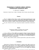 báo cáo khoa học: Comparisons of selection indices achieving predetermined proportional gains