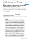 Báo cáo sinh học: Clostridial spores as live 'Trojan horse' vectors for cancer gene therapy: comparison with viral delivery systems