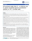 Báo cáo y học: GPI-anchored single chain Fv - an effective way to capture transiently-exposed neutralization epitopes on HIV-1 envelope spike