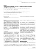 Báo cáo y học: Heat shock protein 60 reactive T cells in juvenile idiopathic arthritis: what is ne