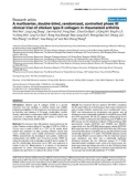 Báo cáo y học: A multicenter, double-blind, randomized, controlled phase III clinical trial of chicken type II collagen in rheumatoid arthritis