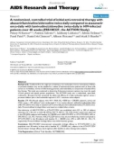 Báo cáo y học: A randomized, controlled trial of initial anti-retroviral 