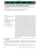 Báo cáo khoa học: A novel prokaryotic L-arginine: glycine amidinotransferase is involved in cylindrospermopsin biosynthesis