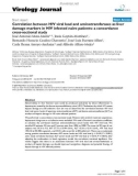 Báo cáo khoa học: Correlation between HIV viral load and aminotransferases as liver damage markers in HIV infected naive patients: a concordance cross-sectional study