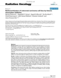 Báo cáo khoa học: Radiosensitization of colorectal carcinoma cell lines by histone deacetylase inhibition