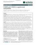 Báo cáo y học: S100A8 and S100A9 in experimental osteoarthritis