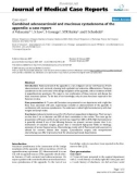 Báo cáo y học: Combined adenocarcinoid and mucinous cystadenoma of the appendix: a case report