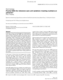 Báo cáo y học: Frontal EEG for intensive care unit sedation: treating numbers or patien