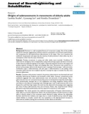 Báo cáo khoa hoc: Origins of submovements in movements of elderly adults