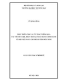 Luận văn Thạc sĩ Kinh tế: Phát triển cho vay ủy thác thông qua các tổ chức Hội, đoàn thể tại Ngân hàng Chính sách xã hội Việt Nam – Chi nhánh tỉnh Bắc Ninh