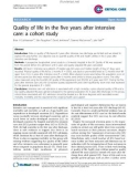 Báo cáo y học: Quality of life in the five years after intensive care: a cohort study