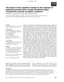 Báo cáo khoa học: The impact of the regulatory design on the response of epidermal growth factor receptor-mediated signal transduction towards oncogenic mutations