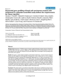 Báo cáo y học: Sequential gene profiling of basal cell carcinomas treated with imiquimod in a placebo-controlled study defines the requirements for tissue rejection