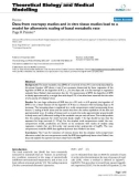 Báo cáo y học: Data from necropsy studies and in vitro tissue studies lead to a model for allometric scaling of basal metabolic rate