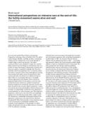 Báo cáo y học: International perspectives on intensive care at the end-of-life: the futility movement seems alive and well