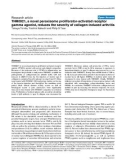 Báo cáo y học: THR0921, a novel peroxisome proliferator-activated receptor gamma agonist, reduces the severity of collagen-induced arthritis