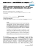 Báo cáo y học: Pulmonary stenosis development and reduction of pulmonary arterial hypertension in atrioventricular septal defect: a case report