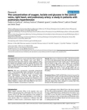 Báo cáo khoa học: The concentration of oxygen, lactate and glucose in the central veins, right heart, and pulmonary artery: a study in patients with pulmonary hypertension