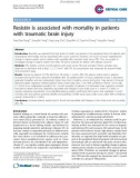 Báo cáo y học: Resistin is associated with mortality in patients with traumatic brain injury