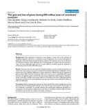 Báo cáo y học: The gain and loss of genes during 600 million years of vertebrate evolution