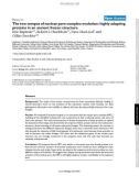 Báo cáo y học: The two tempos of nuclear pore complex evolution: highly adapting proteins in an ancient frozen structure