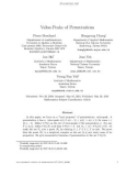 Báo cáo toán học: Value-Peaks of Permutations