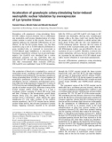 Báo cáo Y học: Acceleration of granulocyte colony-stimulating factor-induced neutrophilic nuclear lobulation by overexpression of Lyn tyrosine kinase