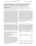 Báo cáo Y học: Towards the development of selective amine oxidase inhibitors Mechanism-based inhibition of six copper containing amine oxidases