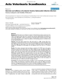 Báo cáo khoa học: Genetic surveillance of endemic bovine Salmonella Infantis infection