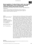 Báo cáo khoa học: Down-regulation of reduced folate carrier may result in folate malabsorption across intestinal brush border membrane during experimental alcoholism