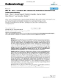 Báo cáo y học: HTLV-1 and -2 envelope SU subdomains and critical determinants in receptor binding