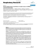 Báo cáo y học: Airway inflammation contributes to health status in COPD: a cross-sectional study