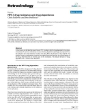 Báo cáo y học: HIV-1 drug-resistance and drug-dependence