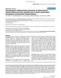 Báo cáo y học: Chondrogenic differentiation potential of osteoarthritic chondrocytes and their possible use in matrix-associated autologous chondrocyte transplantation