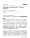 Báo cáo y học: Microenvironmental changes during differentiation of mesenchymal stem cells towards chondrocytes