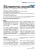 Báo cáo y học: The risk for bloodstream infections is associated with increased parenteral caloric intake in patients receiving parenteral nutrition