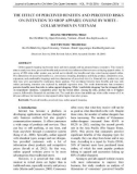 The effect of perceived benefits and perceived risks on intention to shop apparel online by white - collar women in Vietnam