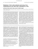 Báo cáo khoa học: Modulation of nitric oxide-mediated metal release from metallothionein by the redox state of glutathione in vitro