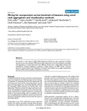 Báo cáo y học: Mining for coexpression across hundreds of datasets using novel rank aggregation and visualization methods