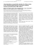 Báo cáo Y học: S-Decyl-glutathione nonspeciﬁcally stimulates the ATPase activity of the nucleotide-binding domains of the human multidrug resistance-associated protein, MRP1 (ABCC1)