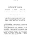 Báo cáo toán học: Longest increasing subsequences in pattern-restricted permutations