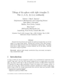 Báo cáo toán học: Tilings of the sphere with right triangles II: The (1, 3, 2), (0, 2, n) subfamily