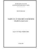 Luận văn Thạc sĩ Khoa học: Nghiên cứu từ tính trên cơ sở mô hình vỏ-lõi của hạt nano