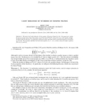 Báo cáo toán học: 2-ADIC BEHAVIOR OF NUMBERS OF DOMINO TILINGS