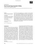 Báo cáo khoa học: The Yin and Yang of protein folding