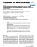 Báo cáo sinh học: Finding coevolving amino acid residues using row and column weighting of mutual information and multi-dimensional amino acid representation