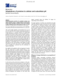 Báo cáo sinh học: Adaptations of proteins to cellular and subcellular pH