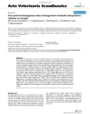 Báo cáo khoa học: Iron and iron/manganese ratio in forage from Icelandic sheep farms: relation to scrapie